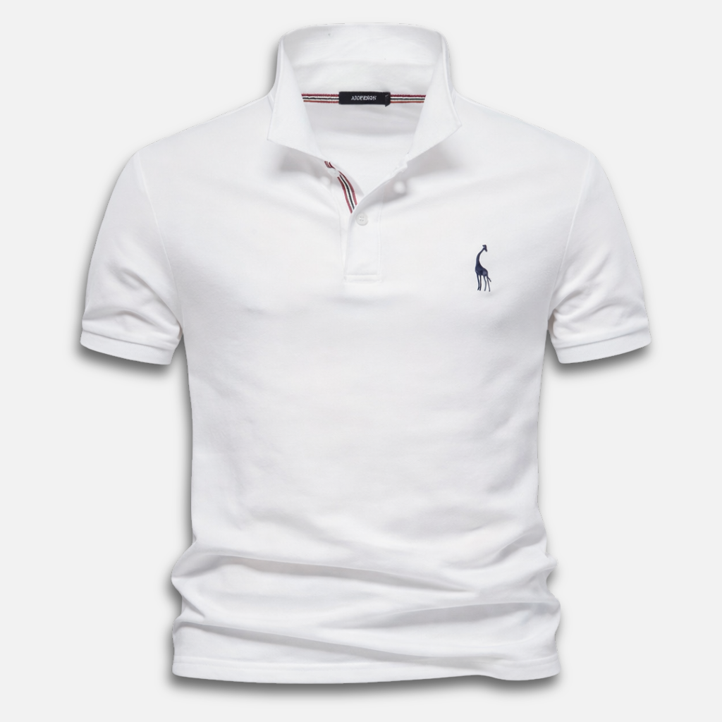 Men’s Classic Fit Polo Shirt with Embroidered Logo