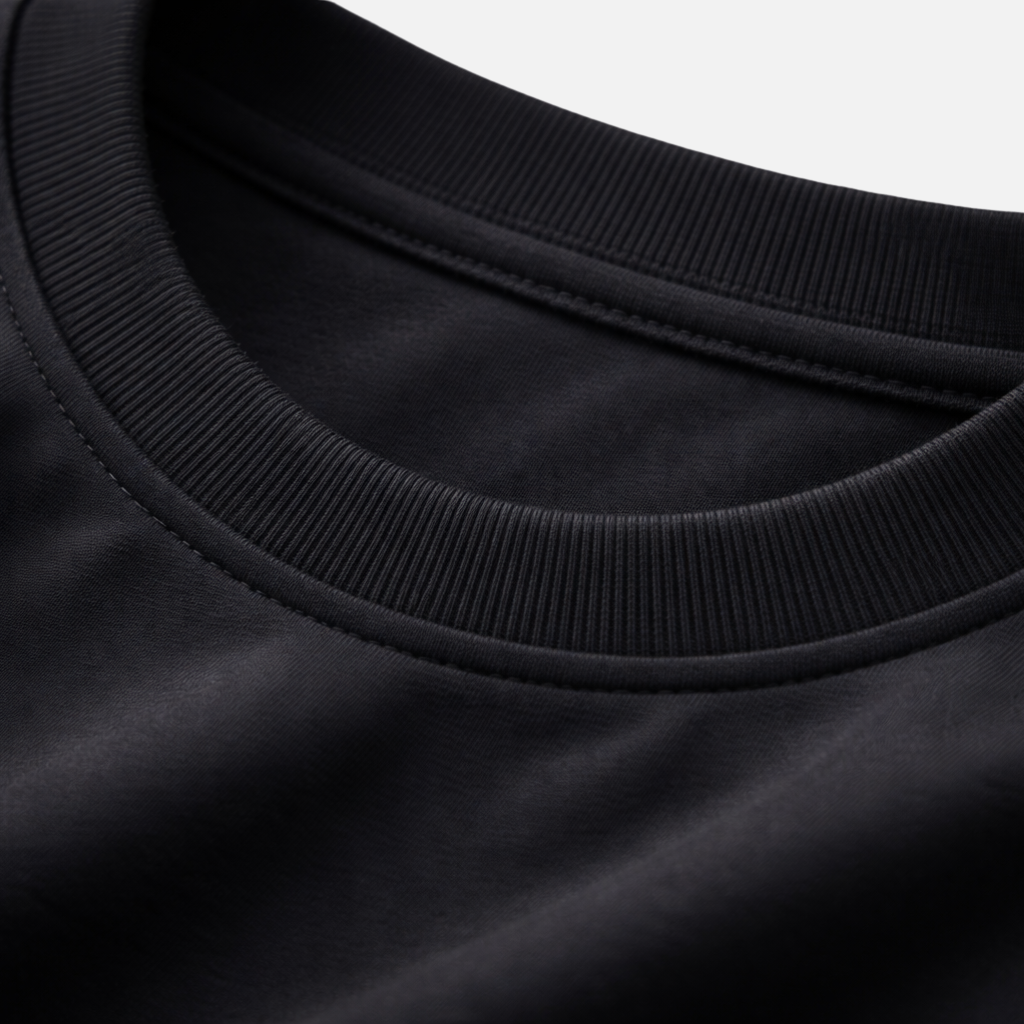 Men’s Crewneck Short Sleeve T-Shirt with Clean Finish