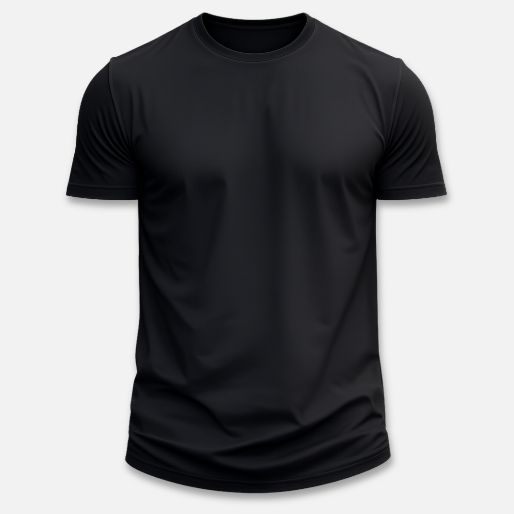 Men’s Crewneck Short Sleeve T-Shirt with Clean Finish