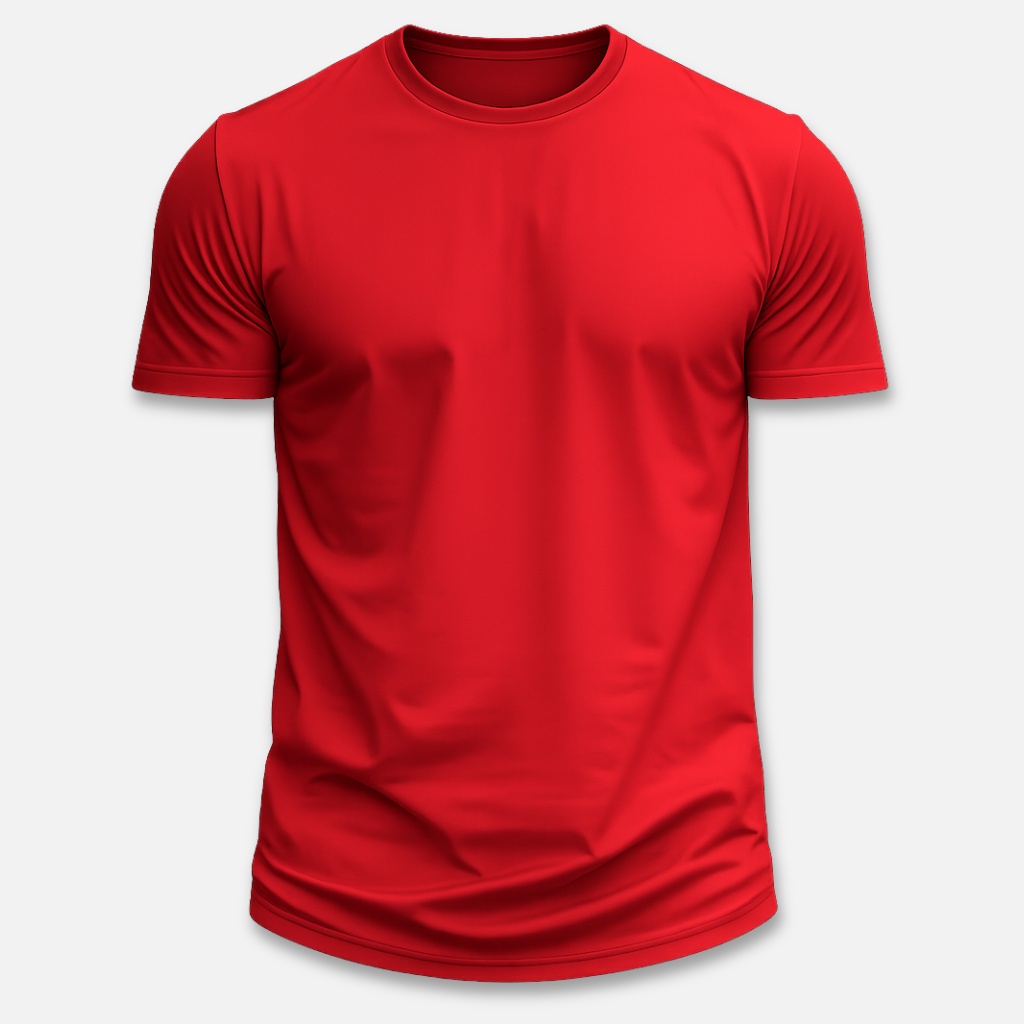 Men’s Crewneck Short Sleeve T-Shirt with Clean Finish