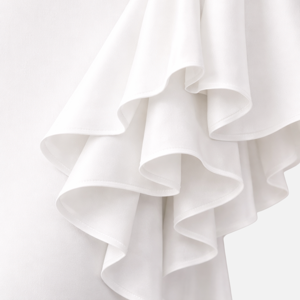 Women’s Draped Maxi Dress with Long Sleeves