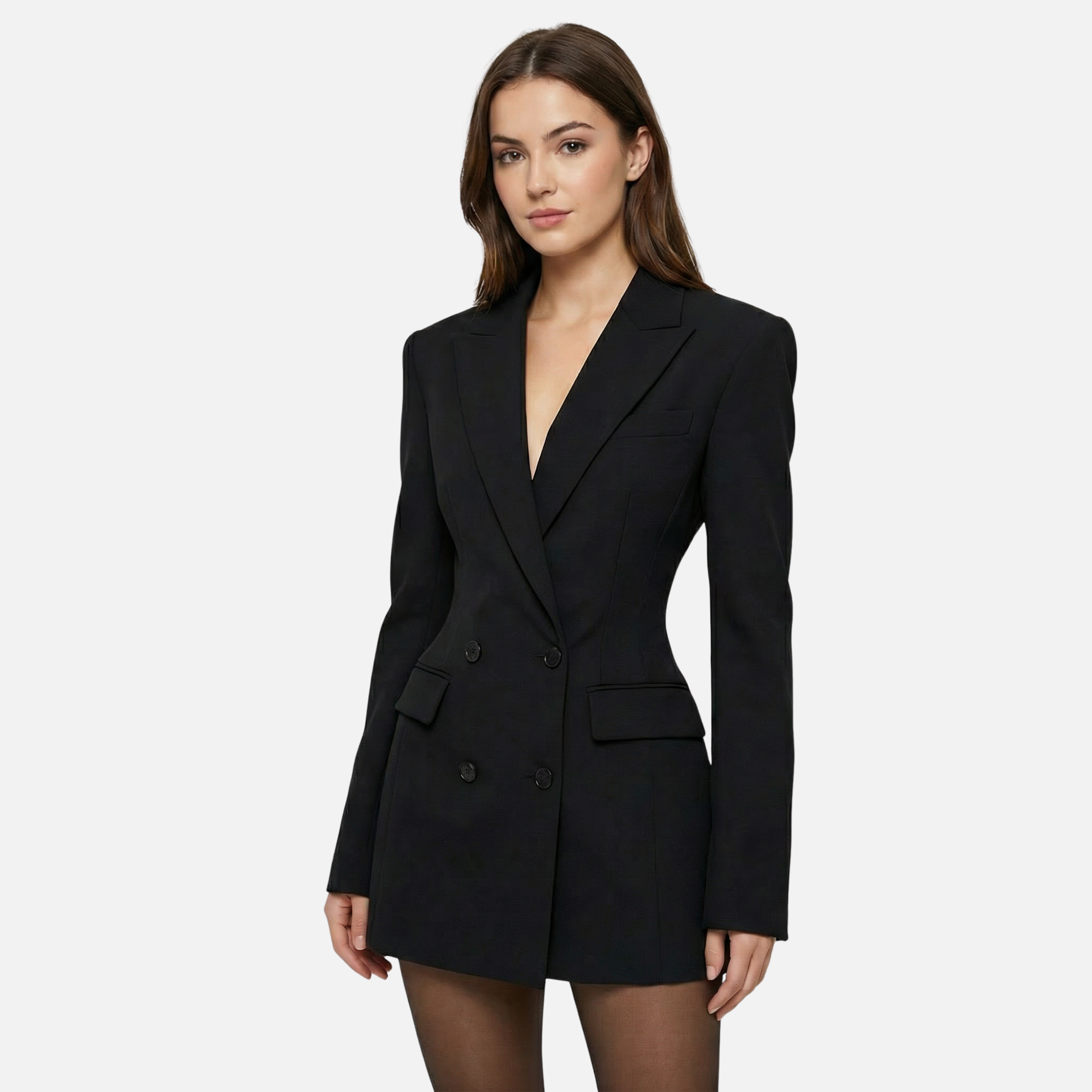 Women’s Structured Blazer with Notched Lapels