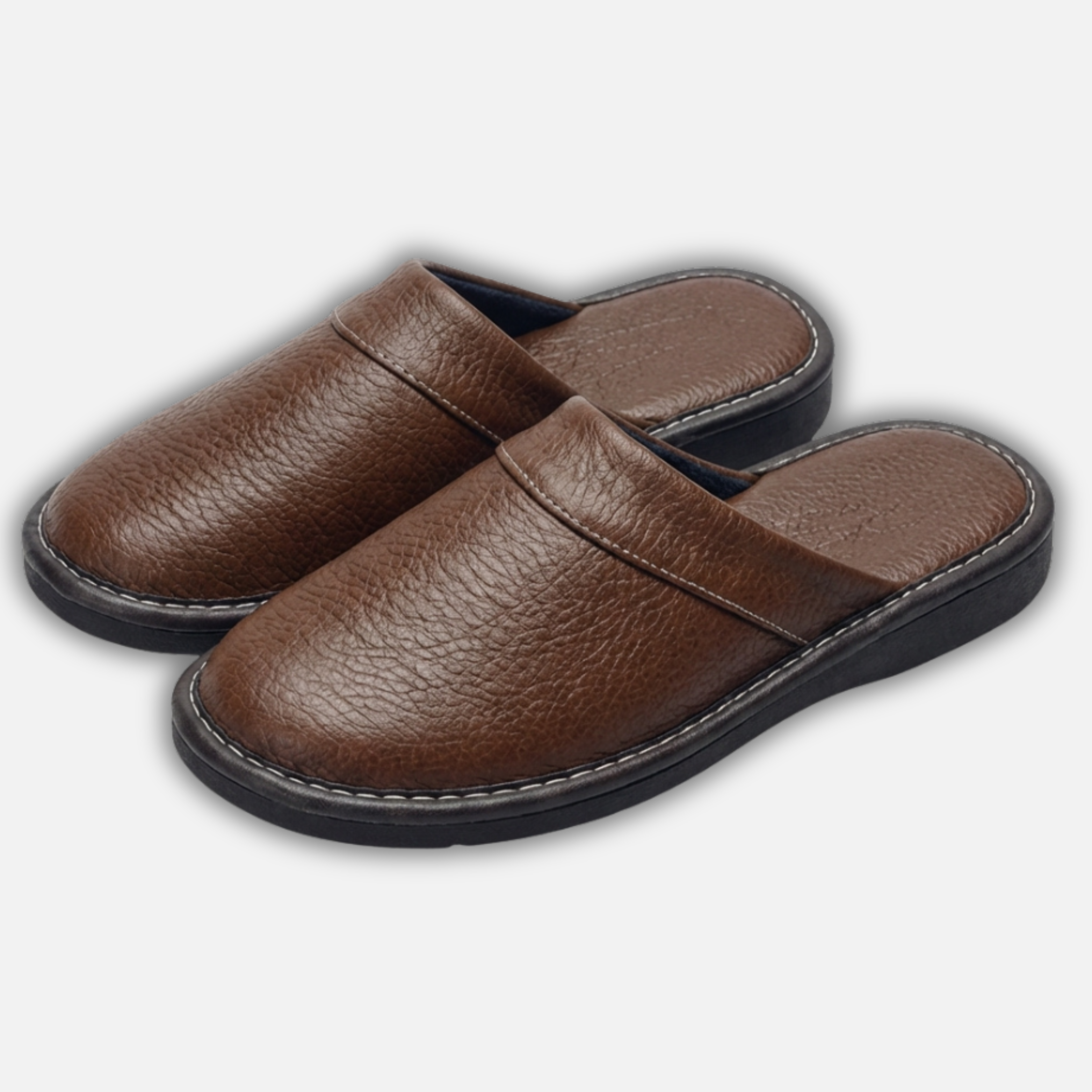 Ergonomic Slip-On Slippers with Durable Sole for Men