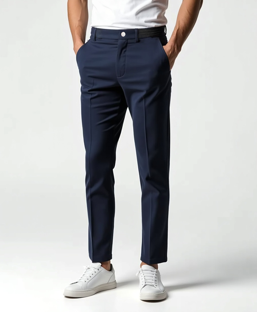 Men’s Stretch Trousers with Slim Cut
