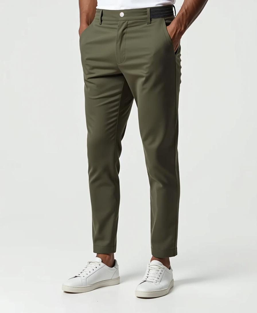 Men’s Stretch Trousers with Slim Cut
