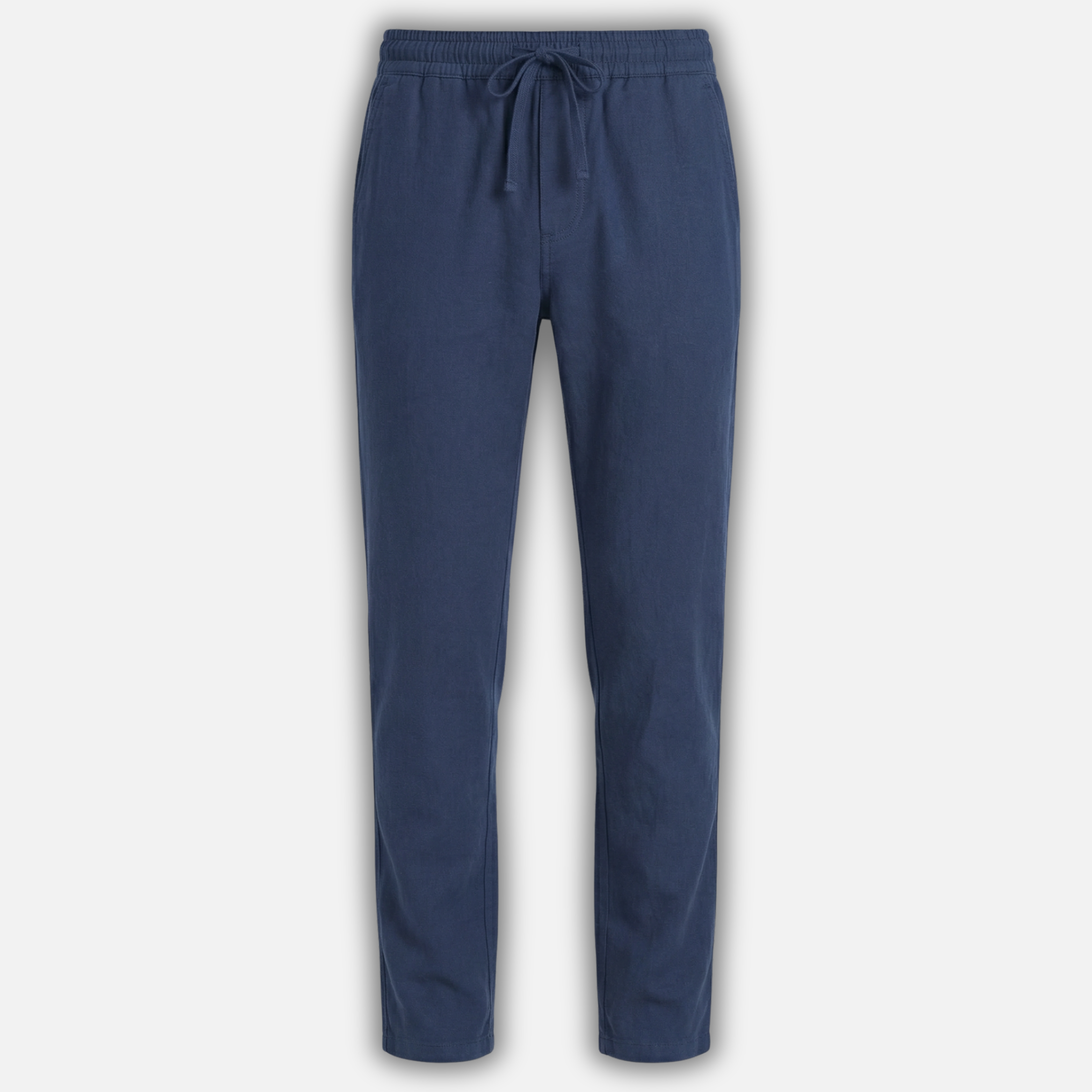 Men’s Linen Trousers with Elastic Waistband
