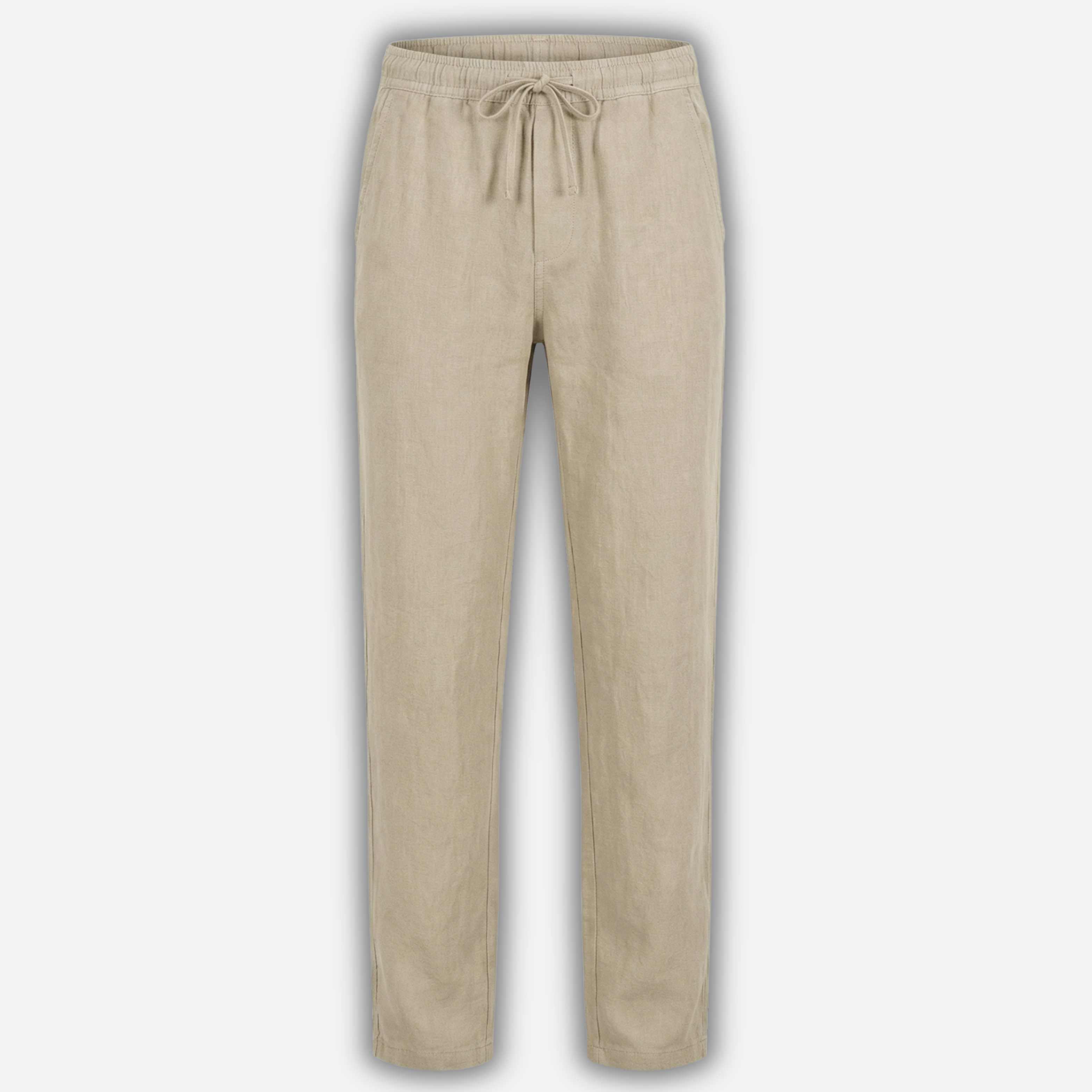 Men’s Linen Trousers with Elastic Waistband
