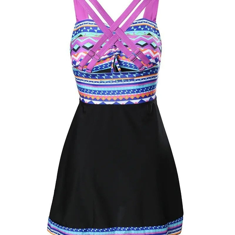 Gladys™ | Chic Patterned Swimwear