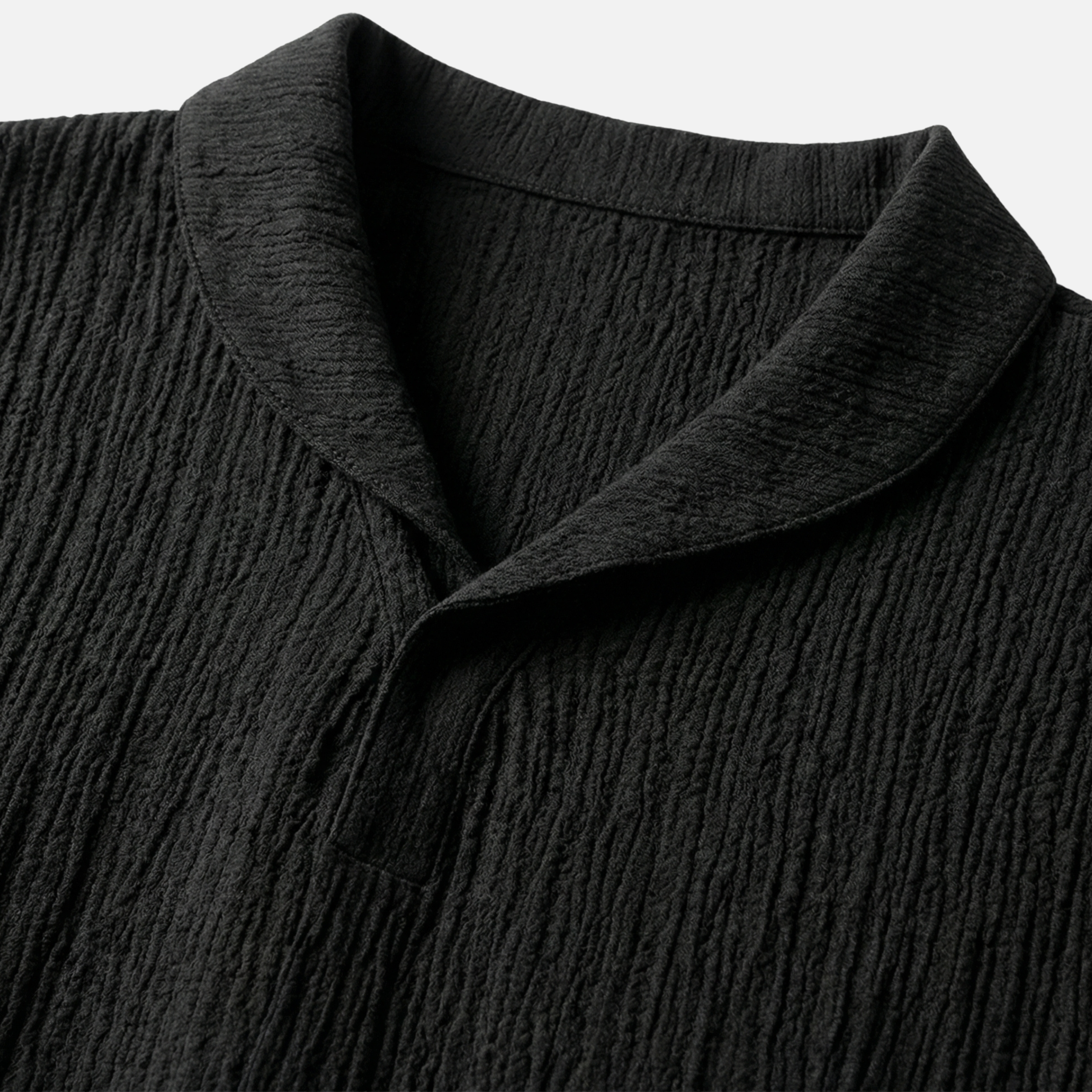 Relaxed Fit Linen Set with Drawstring Waistband for Men