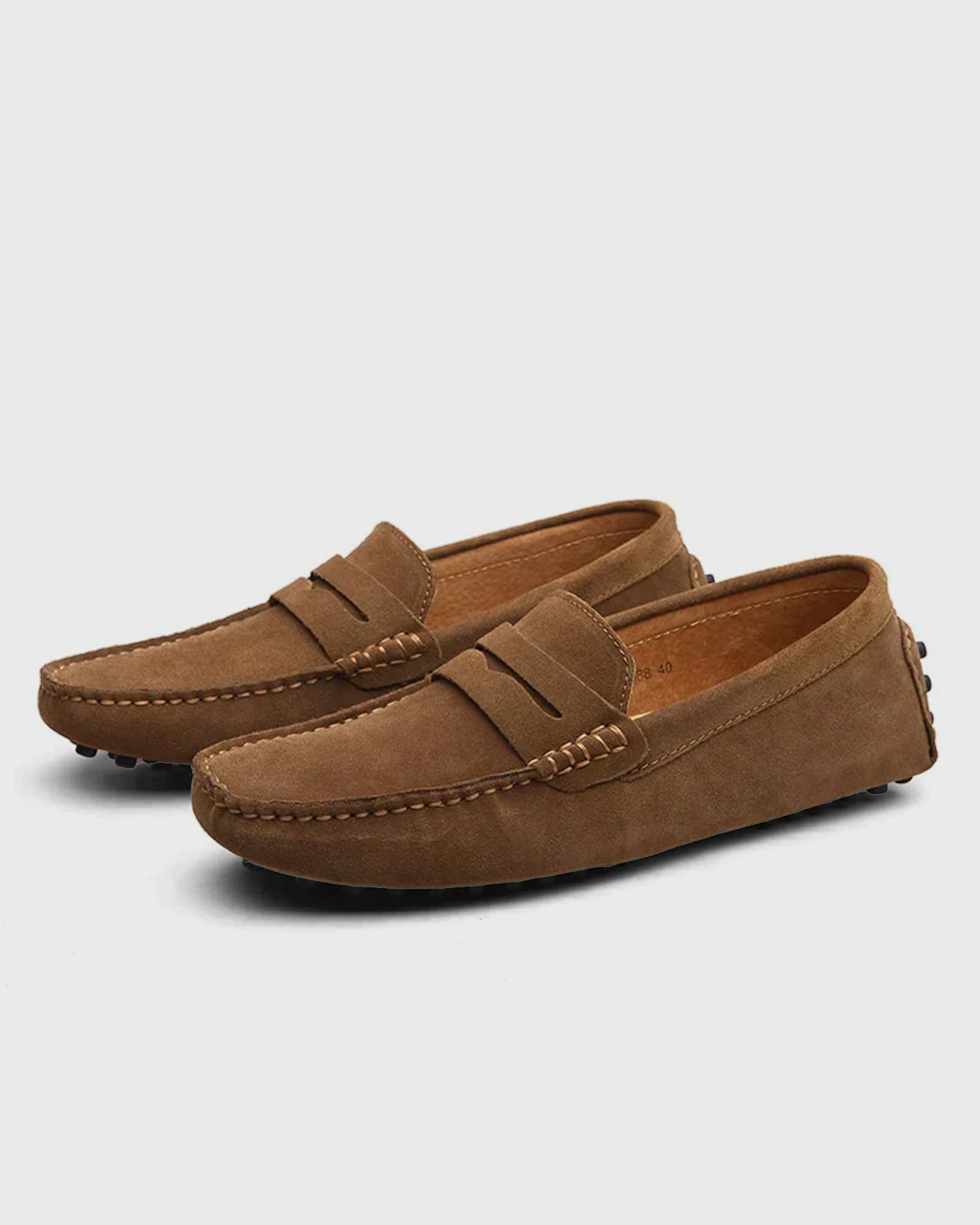 Men’s Elegant Suede Loafers with Soft Interior