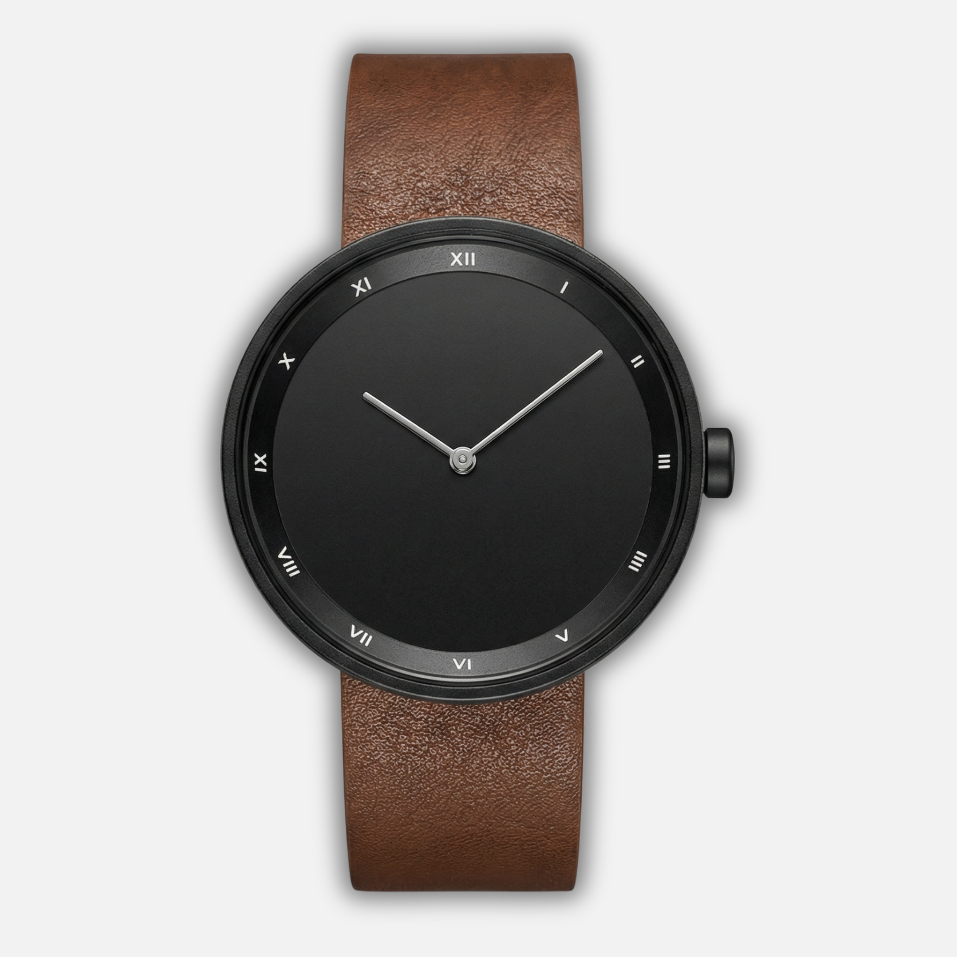 Ultra-Minimalist Watch with Alloy Case for Men