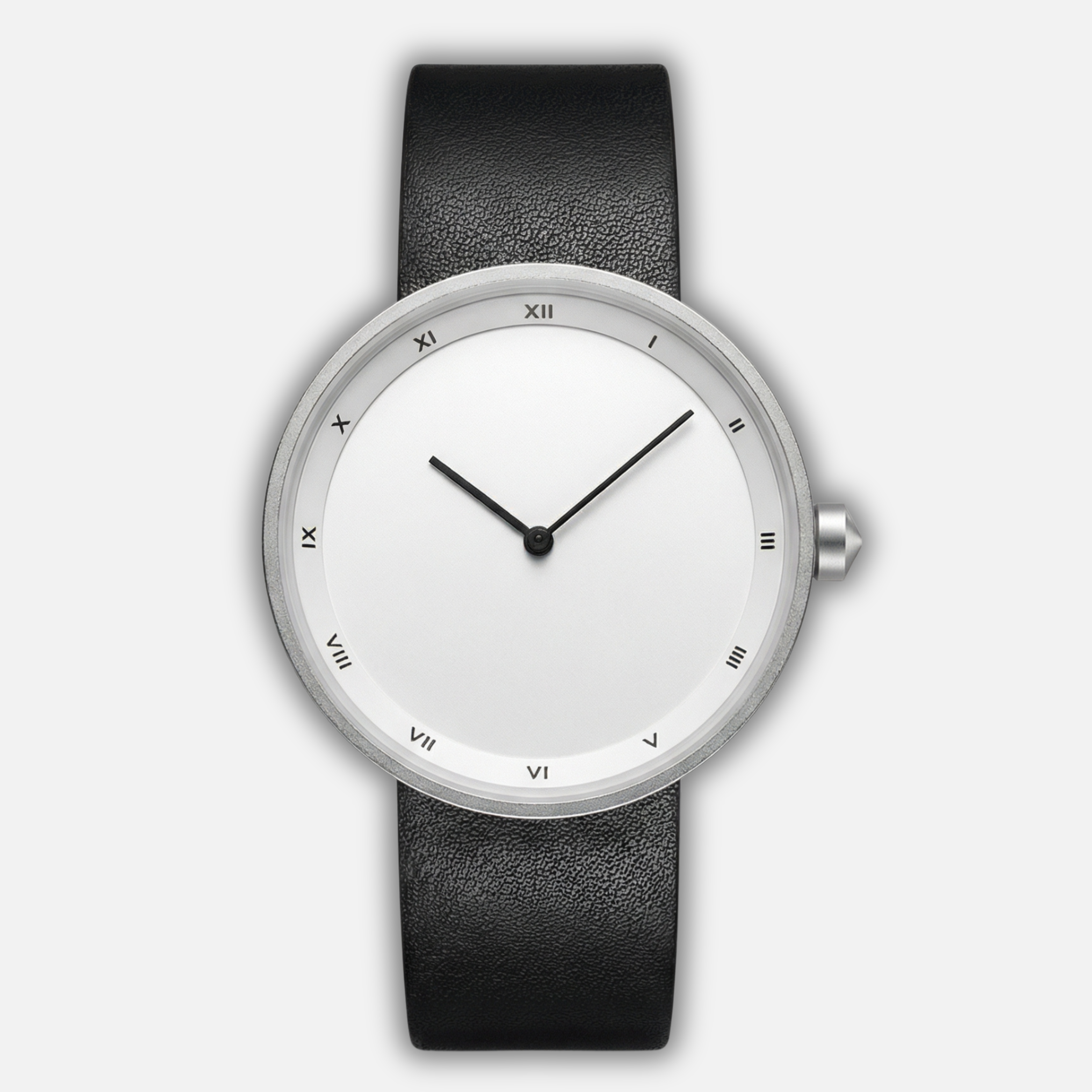 Ultra-Minimalist Watch with Alloy Case for Men