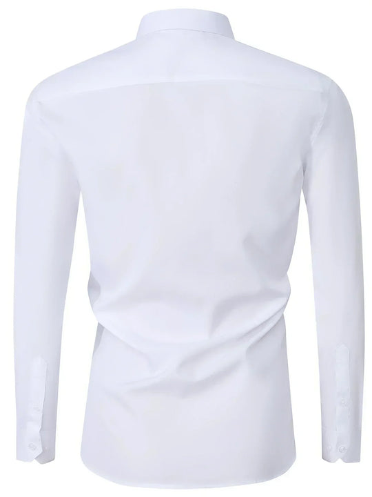 Hunter | Elegant Long Sleeve Button-Up Shirt