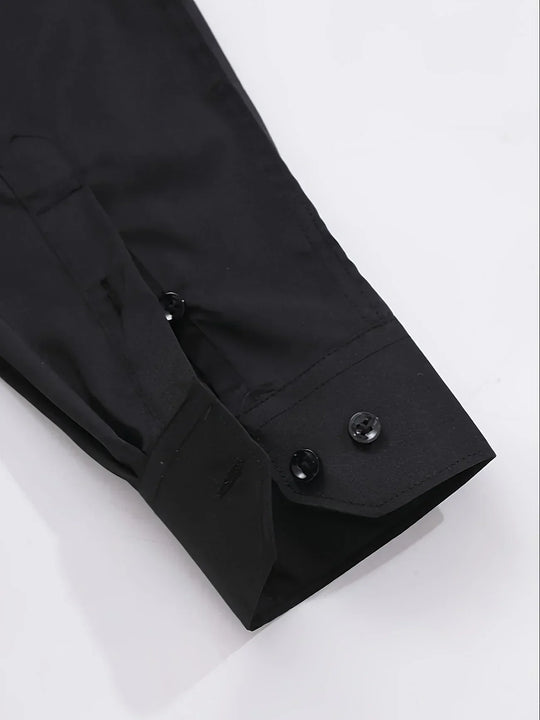 Hunter | Elegant Long Sleeve Button-Up Shirt