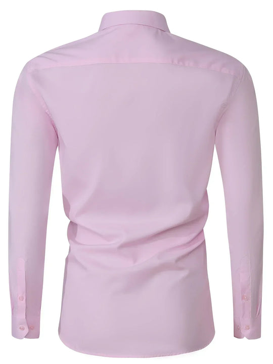 Hunter | Elegant Long Sleeve Button-Up Shirt