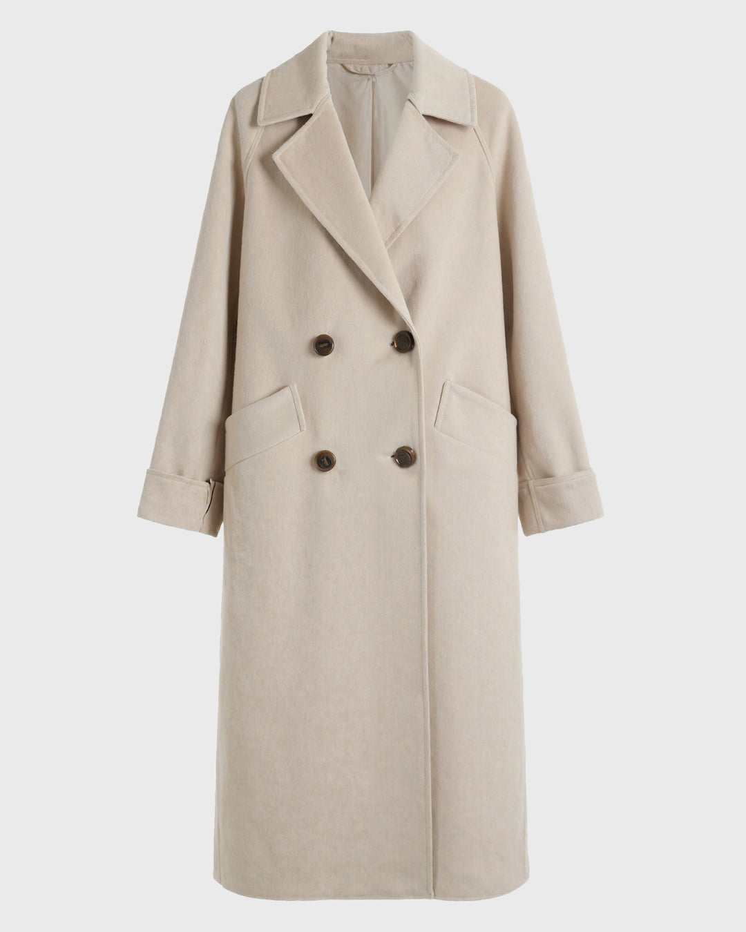Women’s Long Winter Coat with Straight Silhouette