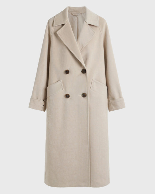 Women’s Long Winter Coat with Straight Silhouette