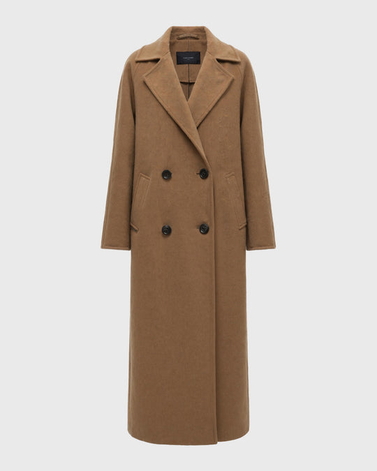 Women’s Long Winter Coat with Straight Silhouette