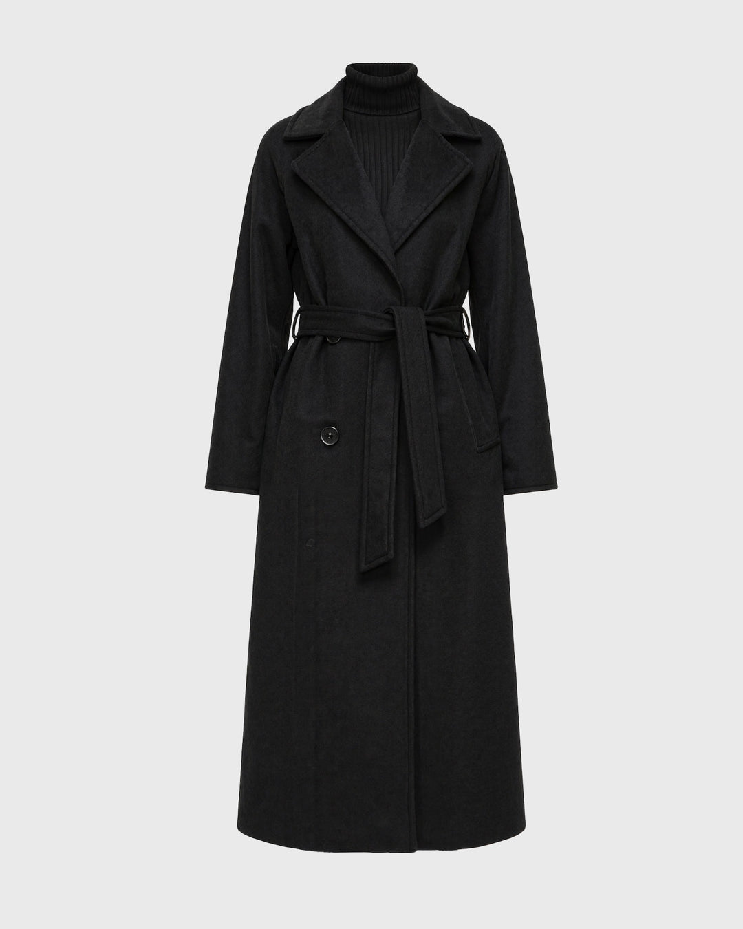 Women’s Long Winter Coat with Straight Silhouette