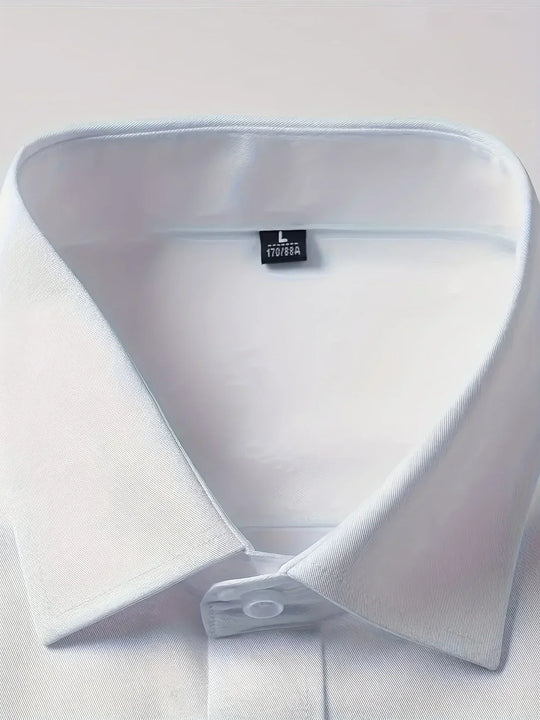 Hunter | Elegant Long Sleeve Button-Up Shirt