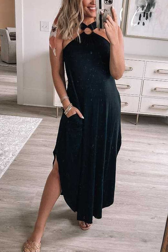 Jezrah - Halter Breeze Dress