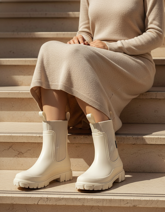 Women’s Water Resistant Wellington Boots with Non-Slip Sole