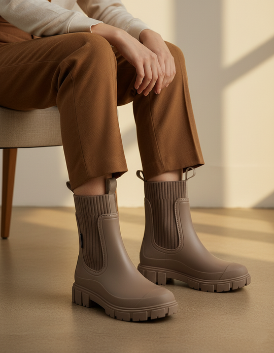 Women’s Water Resistant Wellington Boots with Non-Slip Sole