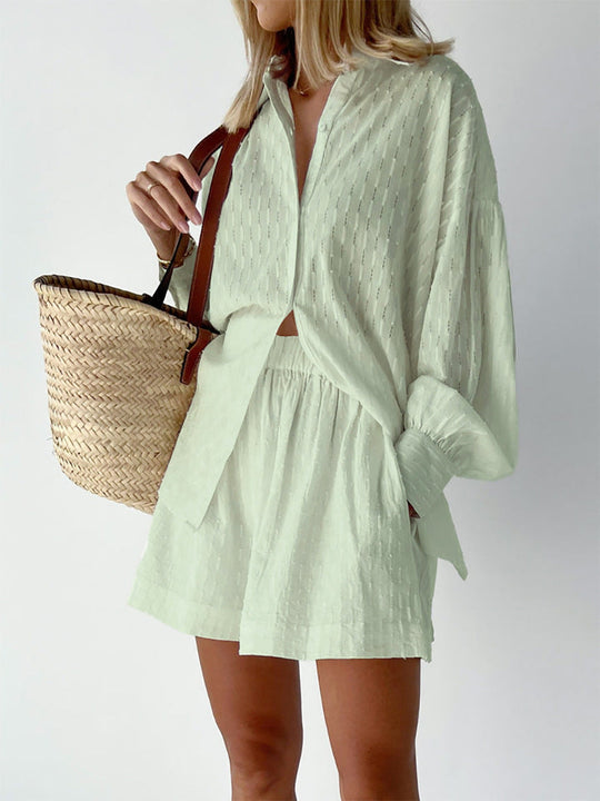 ELIZABETH | BREEZY SHIRT AND SHORTS SET