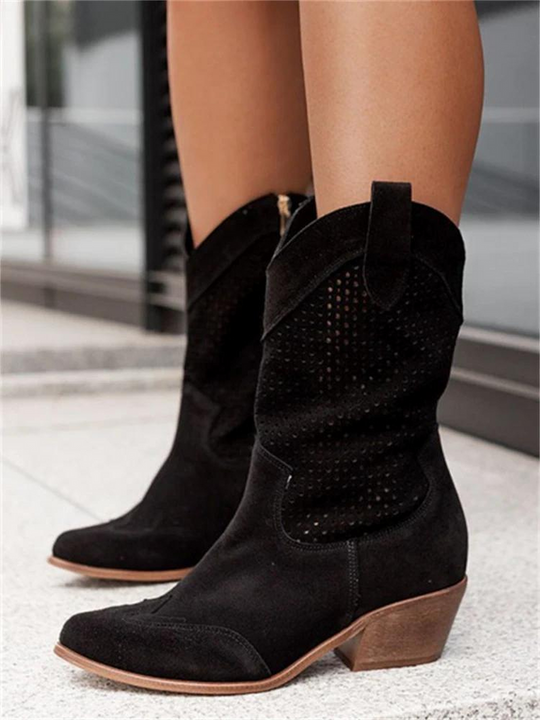 Rodeo Boots in Perforated Style for Women | High Cut