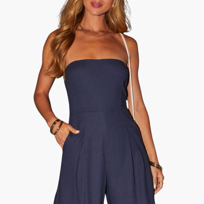 Strapless Women's Jumpsuit | Casual