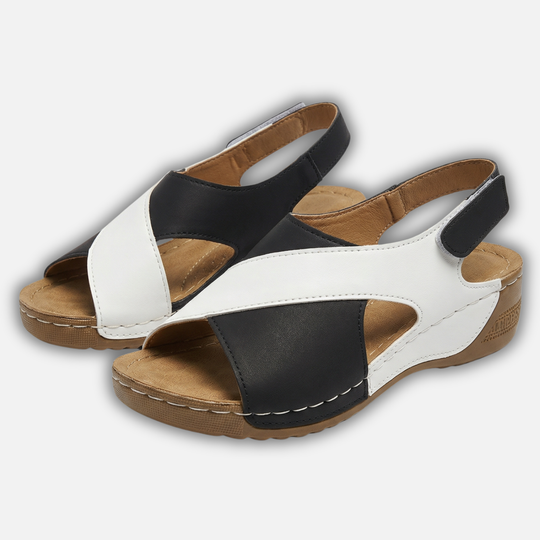 Adjustable Strap Sandals with Cross Strap Design for Women