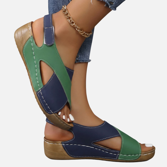 Adjustable Strap Sandals with Cross Strap Design for Women