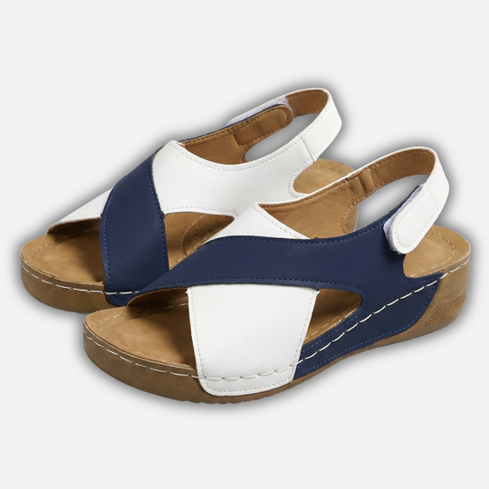 Adjustable Strap Sandals with Cross Strap Design for Women