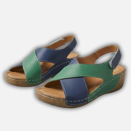 Adjustable Strap Sandals with Cross Strap Design for Women