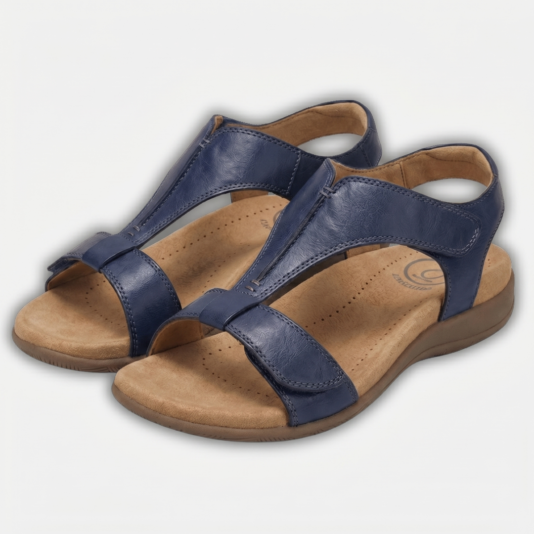 Adjustable Strap Sandals with Cushioned Sole for Women