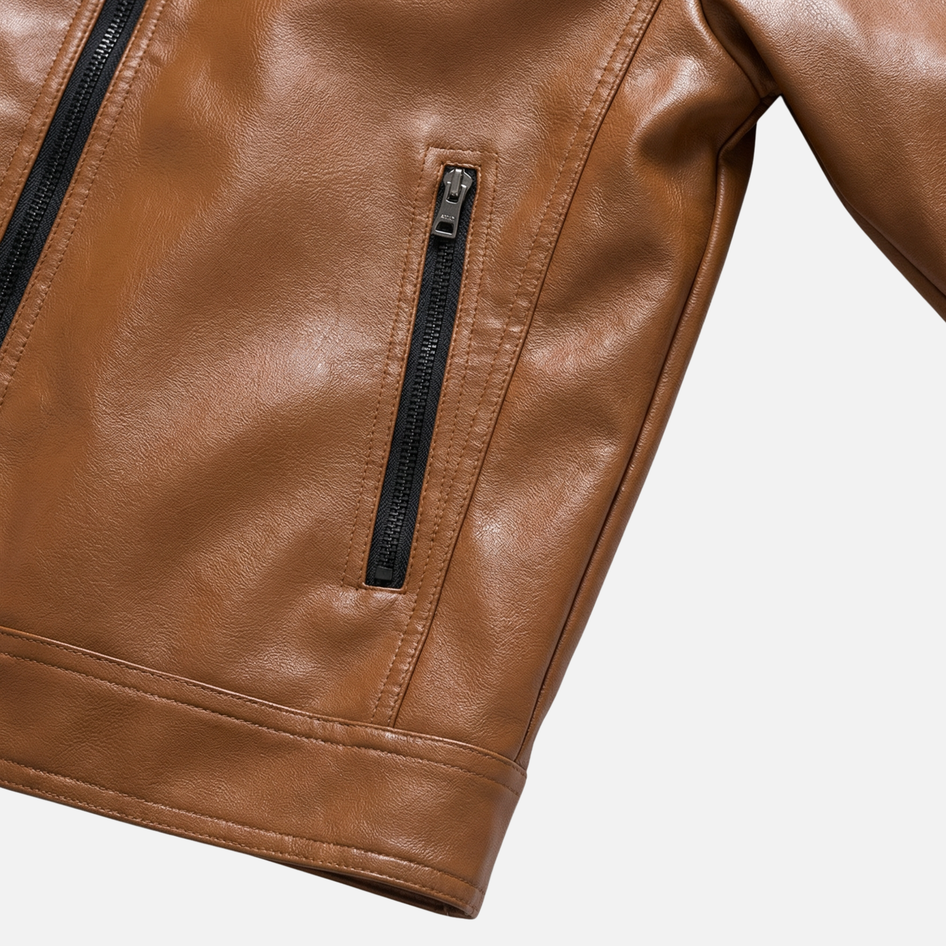 Men’s Classic Bomber Jacket with Zip Pockets