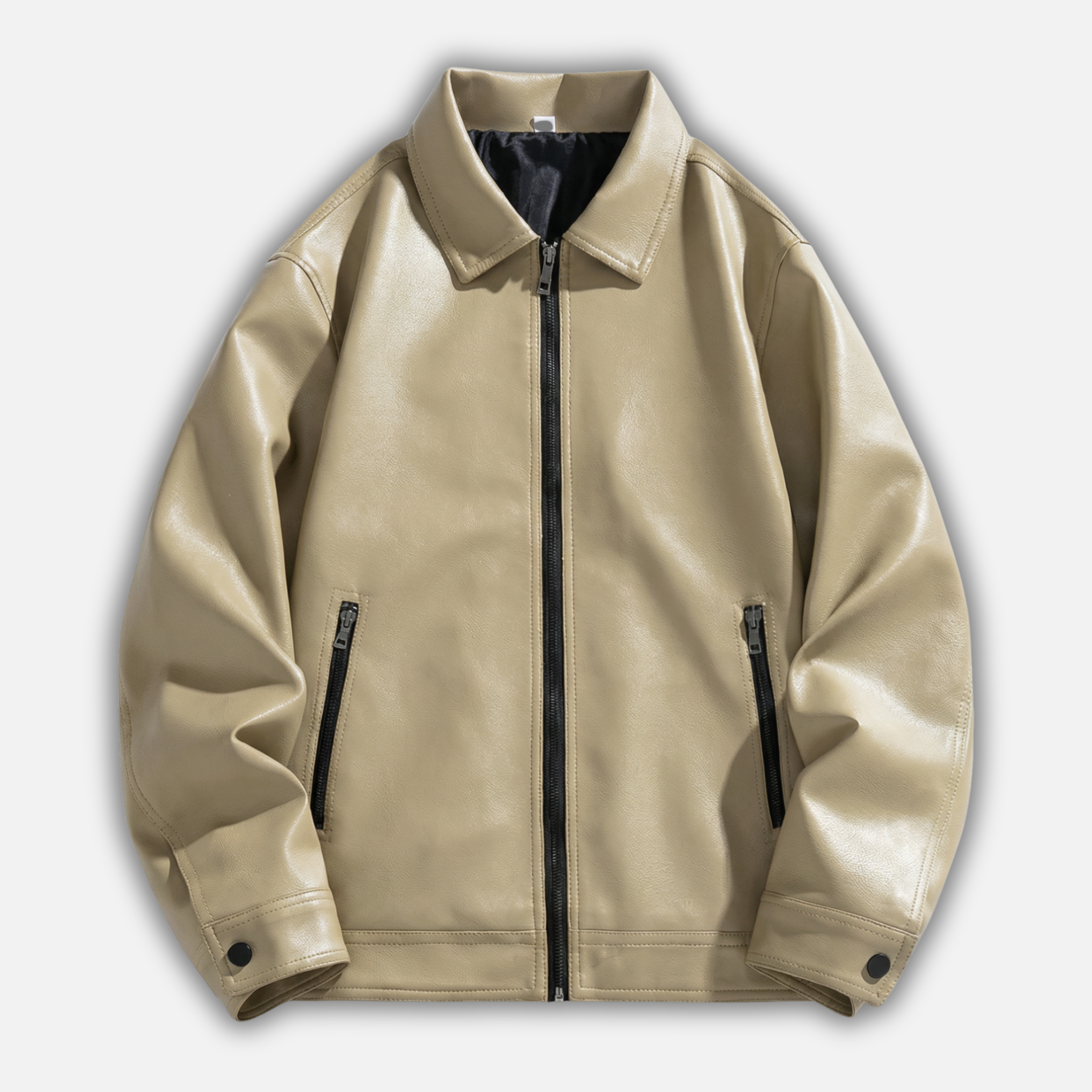 Men’s Classic Bomber Jacket with Zip Pockets