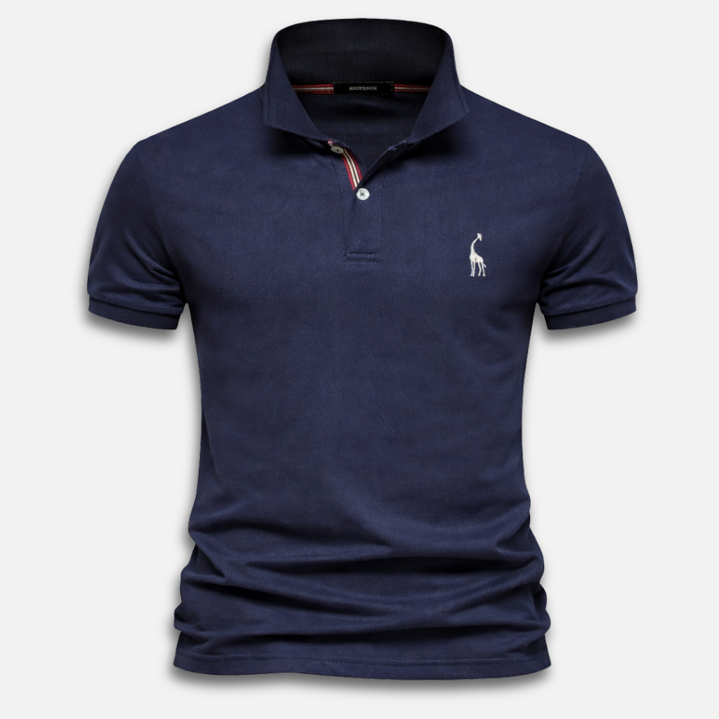 Men’s Classic Fit Polo Shirt with Embroidered Logo