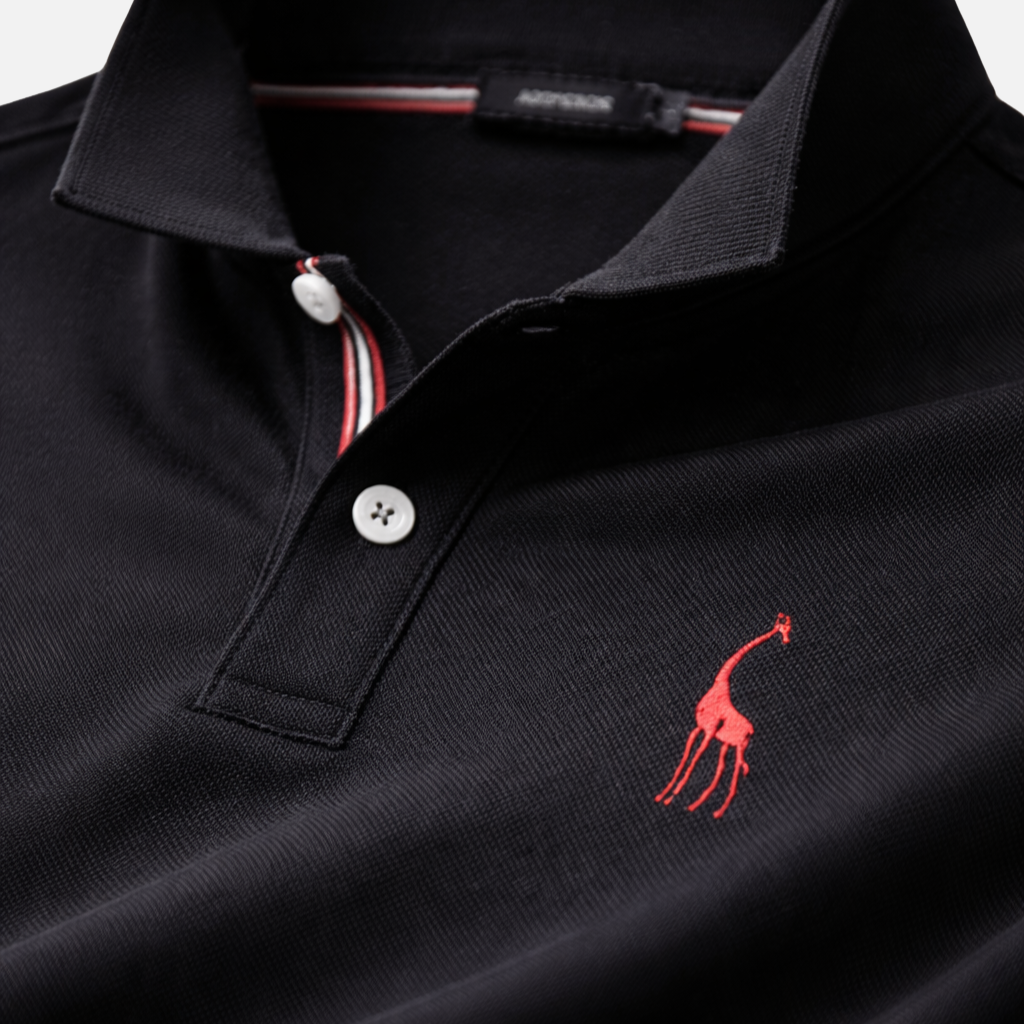 Men’s Classic Fit Polo Shirt with Embroidered Logo