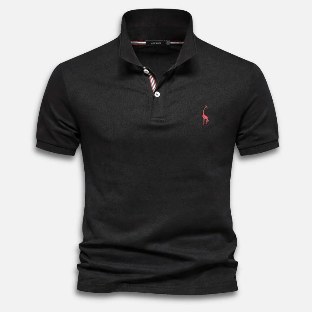 Men’s Classic Fit Polo Shirt with Embroidered Logo