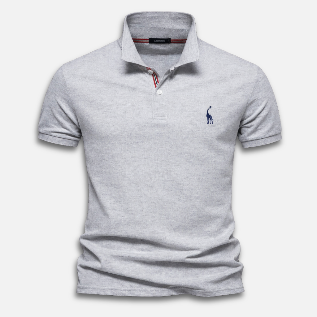 Men’s Classic Fit Polo Shirt with Embroidered Logo