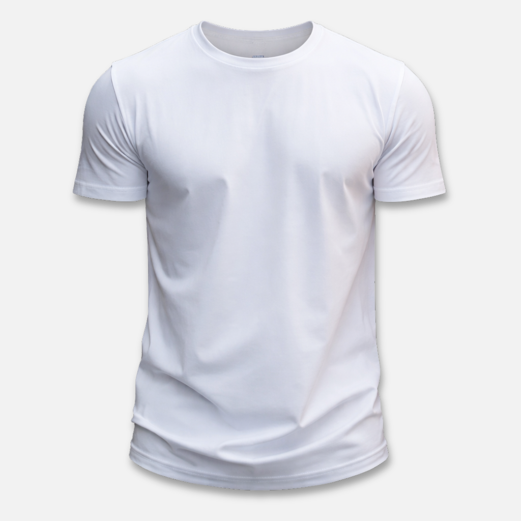 Men’s Crewneck Short Sleeve T-Shirt with Clean Finish