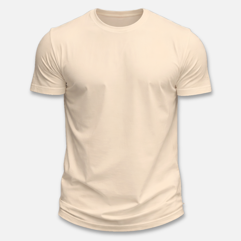 Men’s Crewneck Short Sleeve T-Shirt with Clean Finish