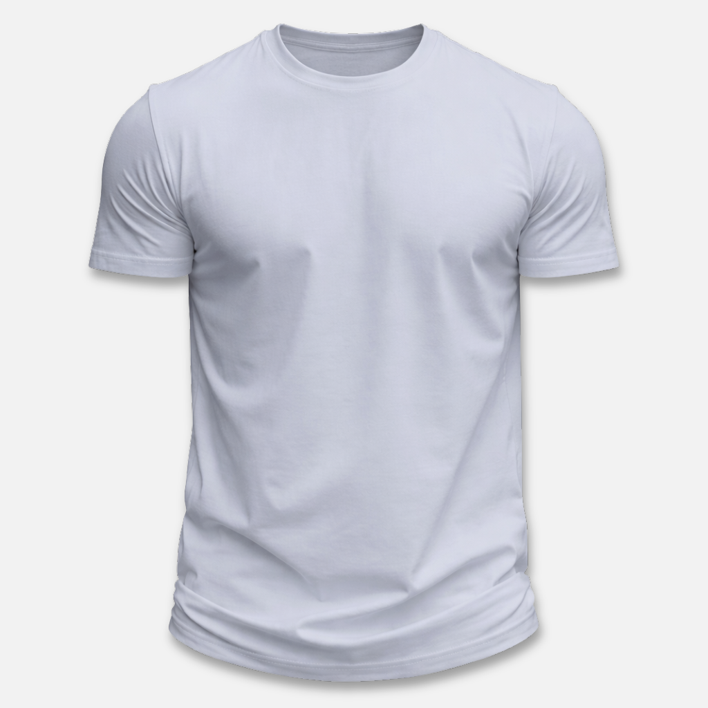 Men’s Crewneck Short Sleeve T-Shirt with Clean Finish