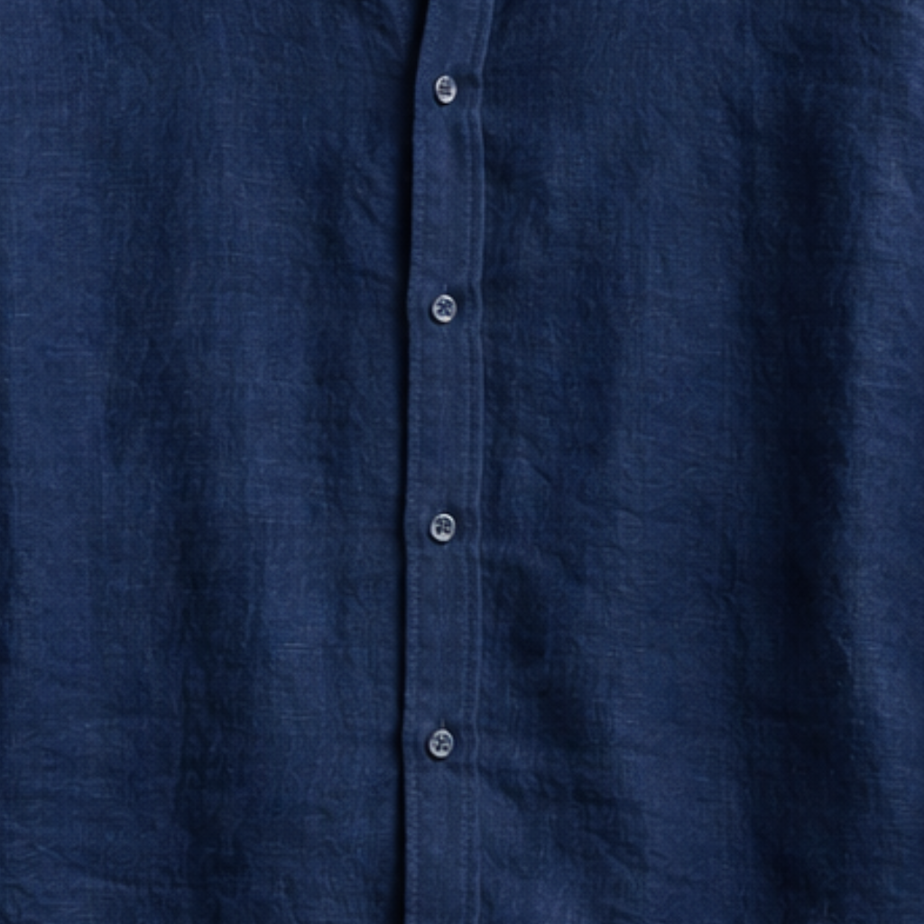 Men’s Linen Heritage Shirt with Buttoned Cuffs