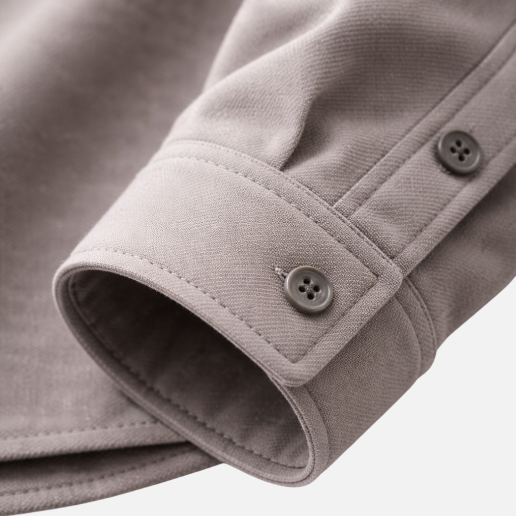 Men’s Casual Overshirt with Chest Pockets