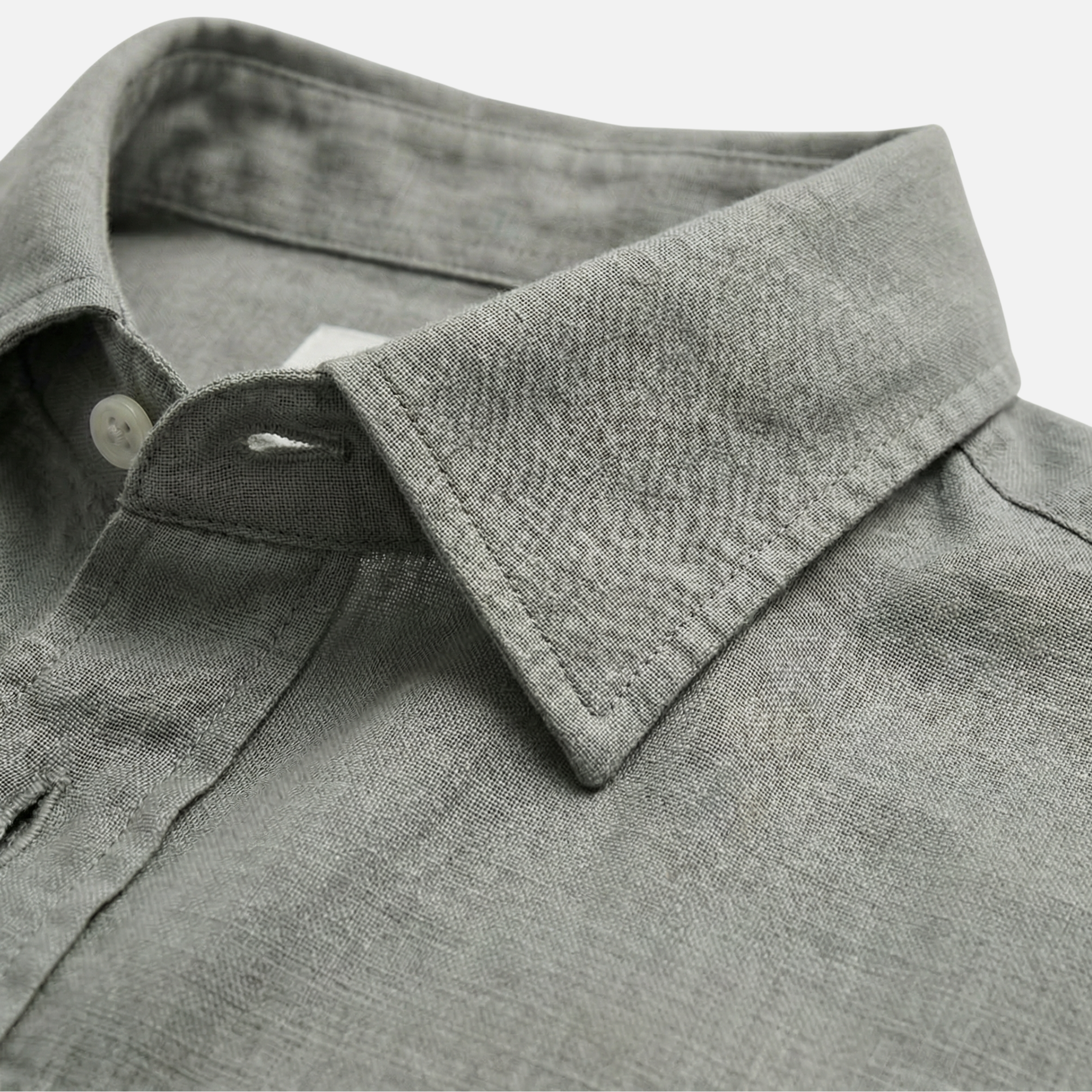 Men’s Relaxed Fit Linen Shirt with Long Sleeves