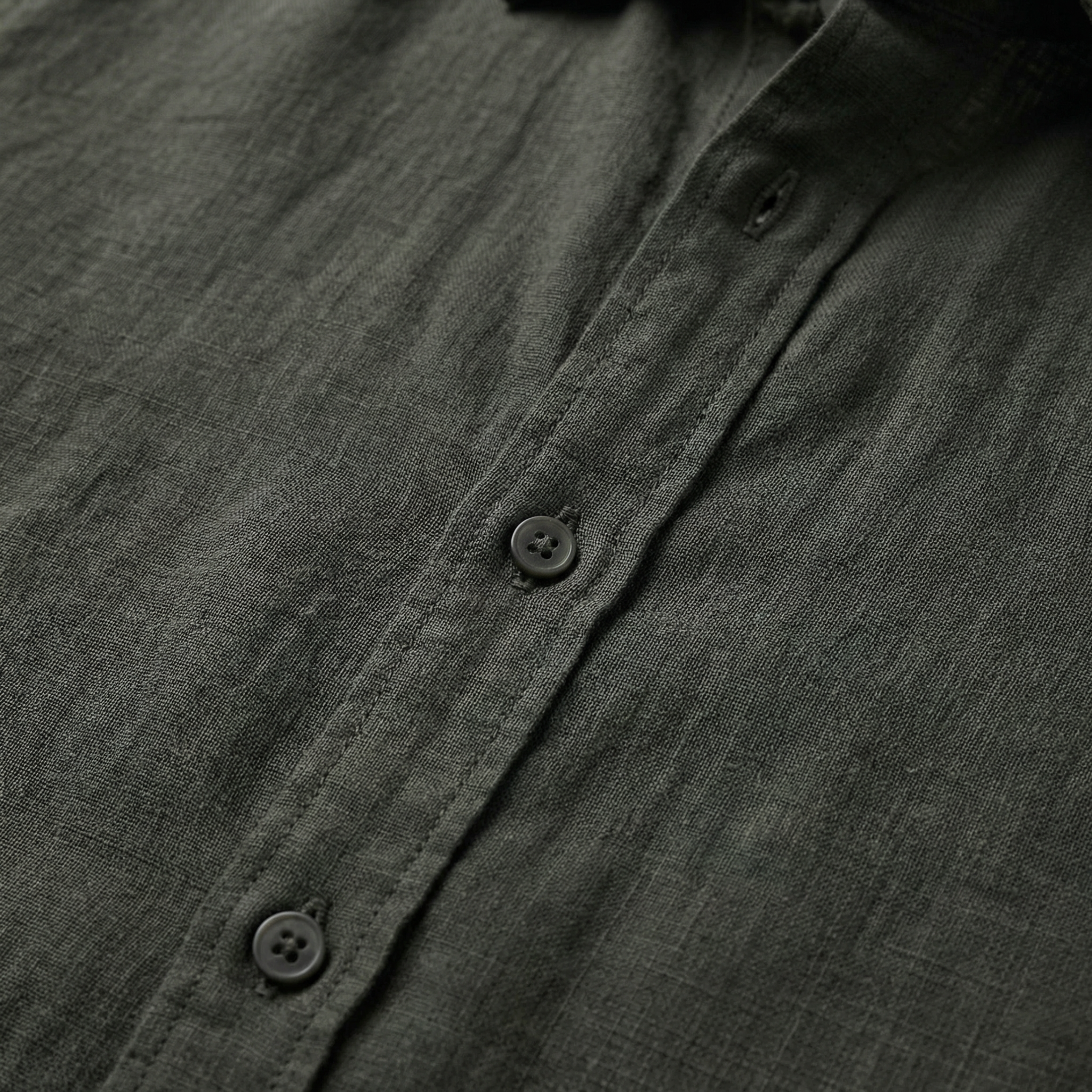 Men’s Relaxed Fit Linen Shirt with Long Sleeves