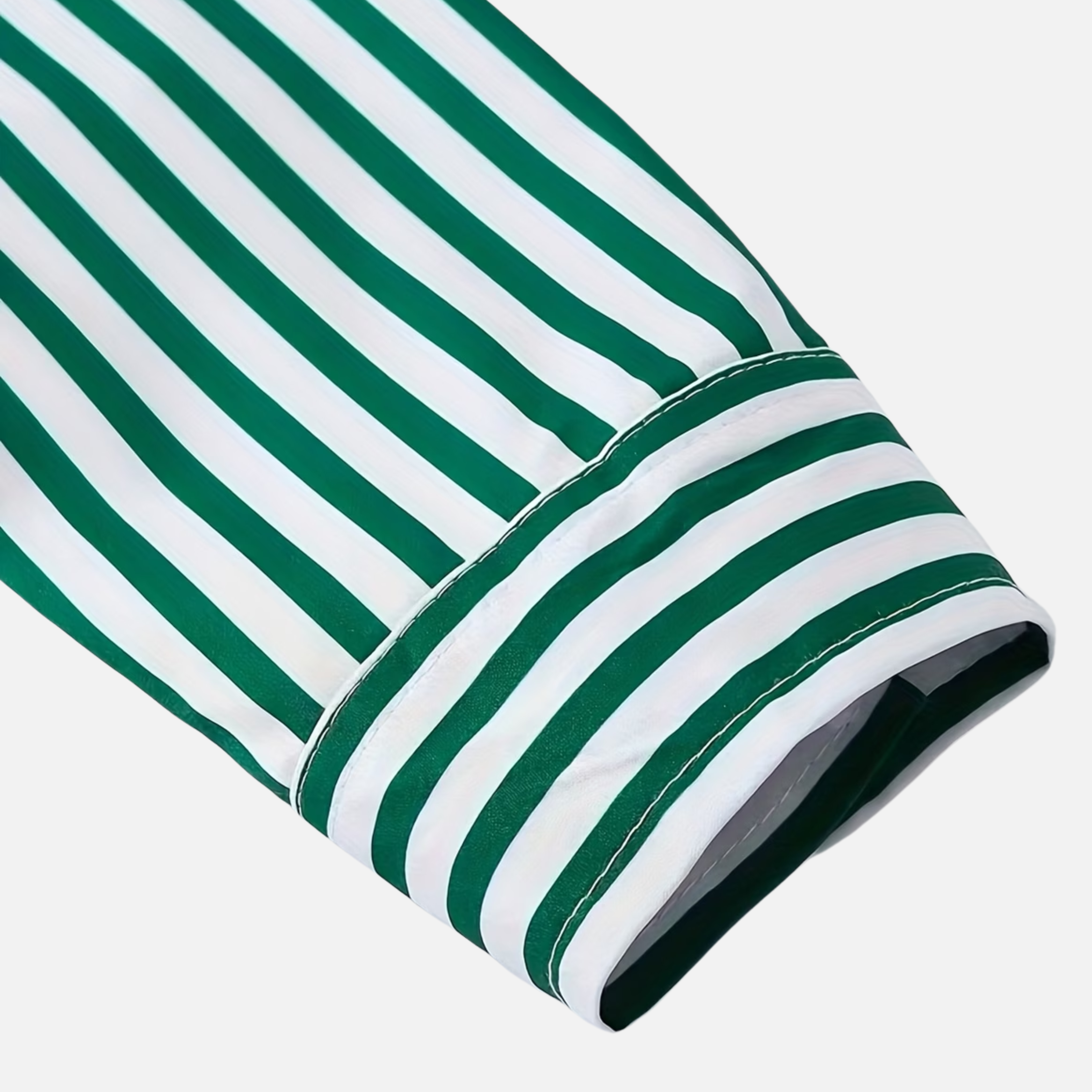 Striped Long-Sleeve Button-Up Shirt for Men