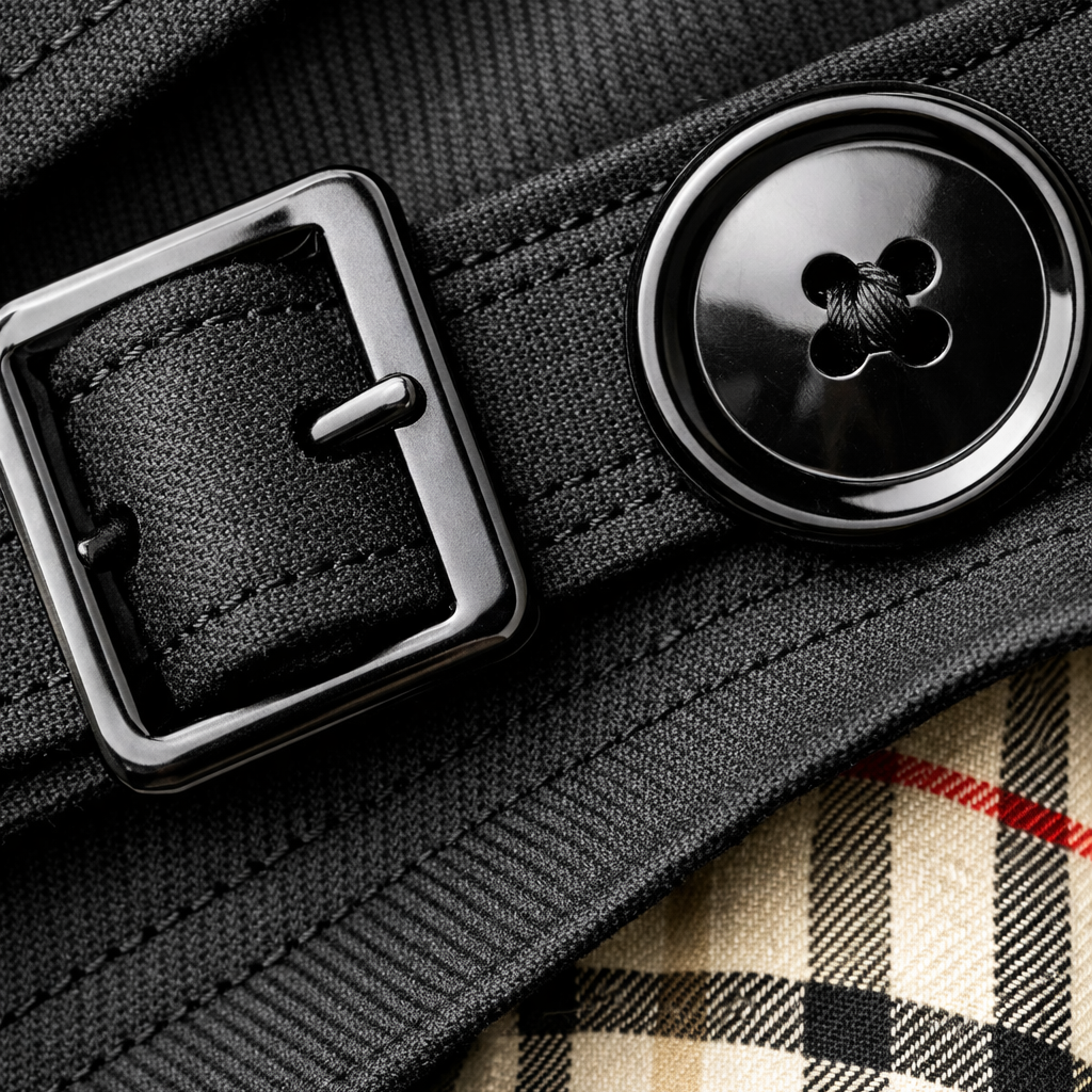 Women’s Belted Trench Coat with Adjustable Cuffs